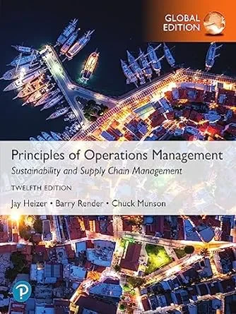 Coperta cărții "Principles of Operations Management" de autor necunoscut