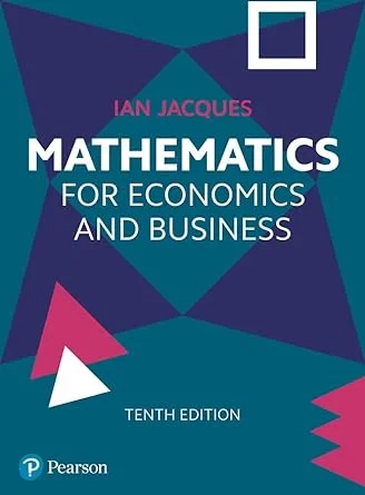 Coperta cărții "Mathematics for Economics and Business" de autor necunoscut