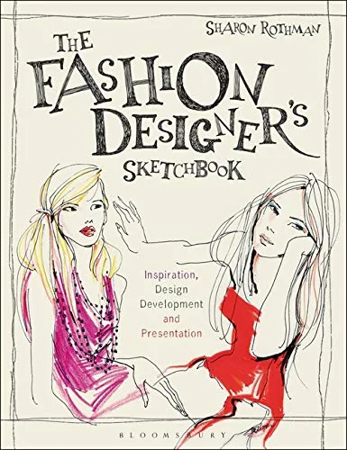 Coperta cărții "The Fashion Designer's Sketchbook" de autor necunoscut