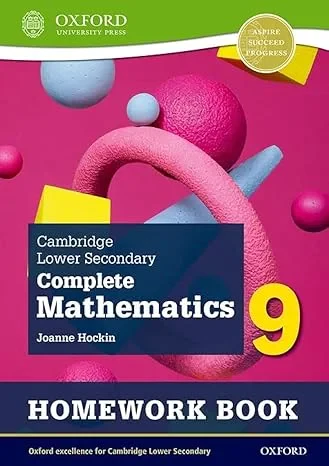 Coperta cărții "NEW Cambridge Lower Secondary Complete Mathematics 9: Homework Book - Pack of 15 (Second Edition)" de autor necunoscut