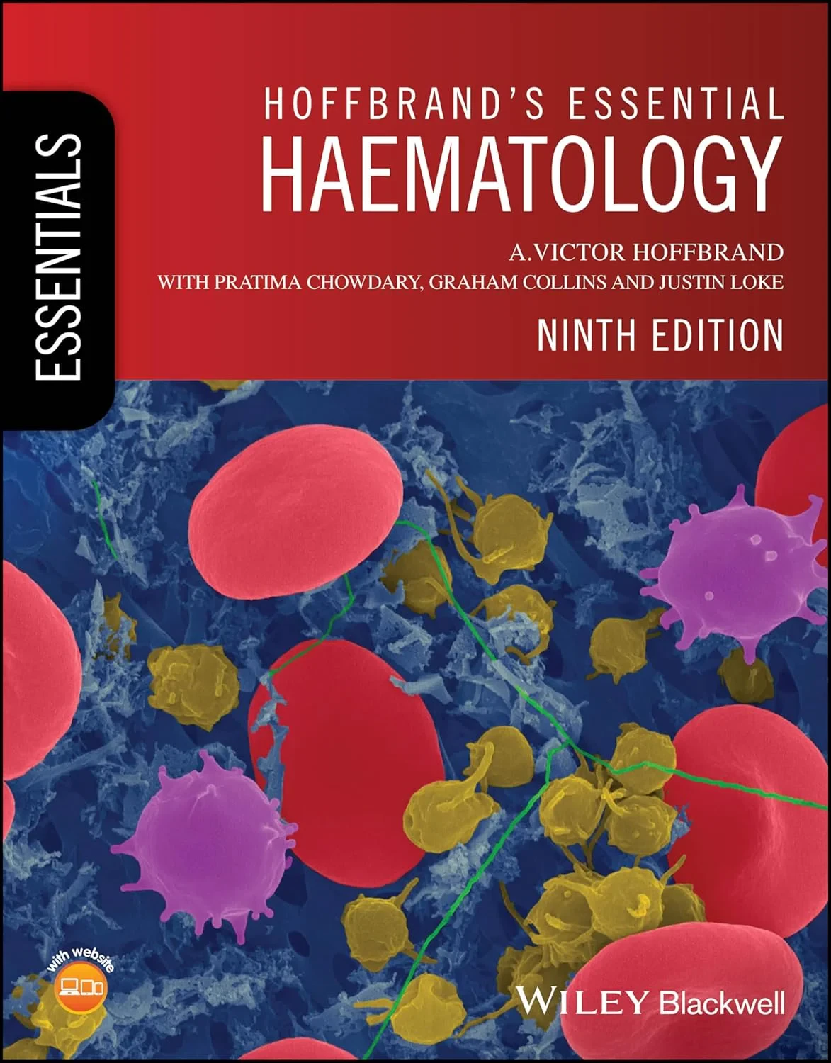 Coperta cărții "Hoffbrand&amp;#146;s Essential Haematology" de autor necunoscut