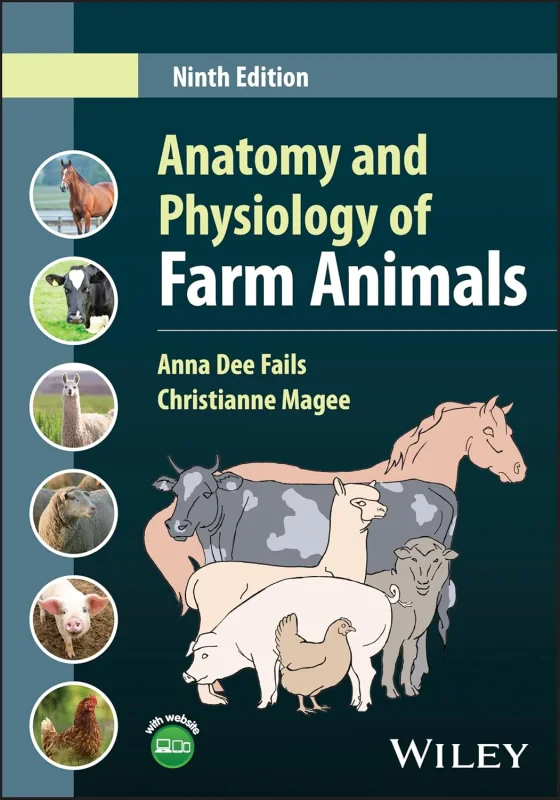 Coperta cărții "Anatomy and Physiology of Farm Animals" de autor necunoscut