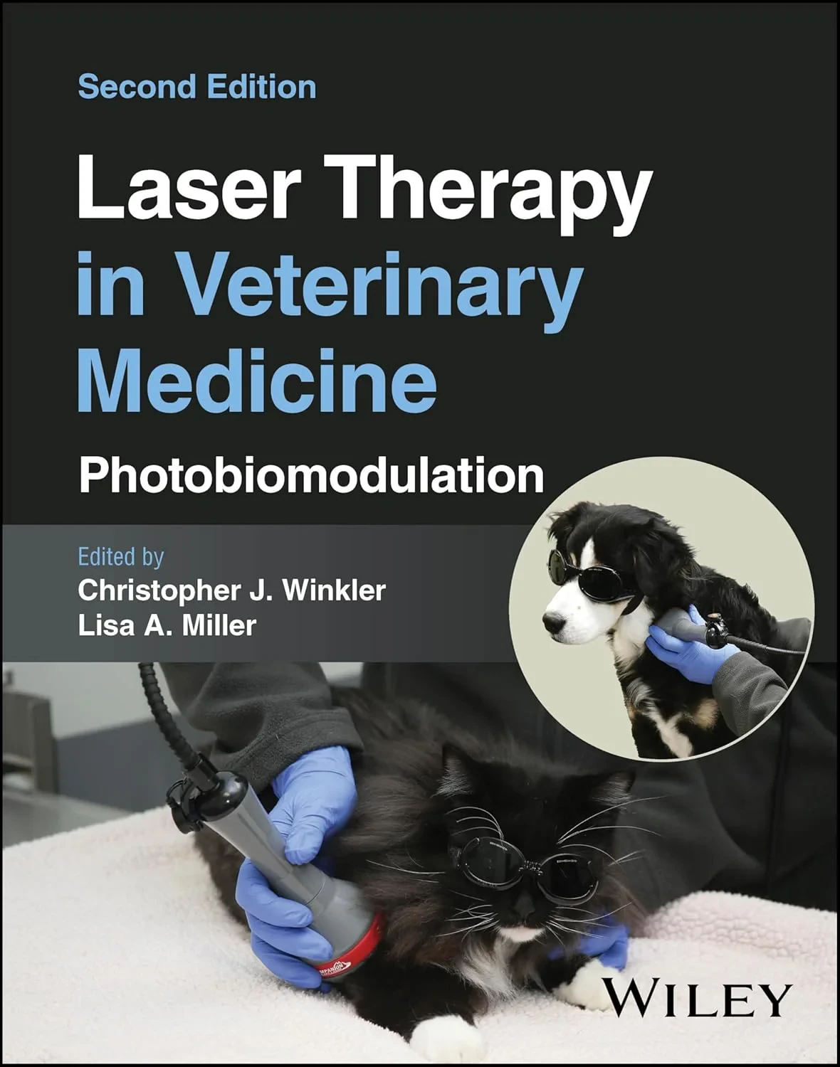 Coperta cărții "Laser Therapy in Veterinary Medicine: Photobiomodulation, 2nd Edition" de autor necunoscut