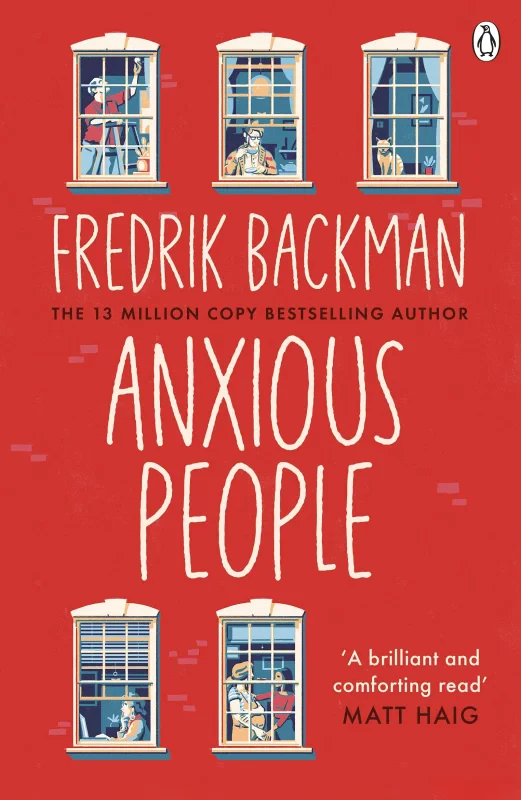 Coperta cărții "Anxious People: The No. 1 New York Times bestseller from the author of A Man Called Ove" de autor necunoscut