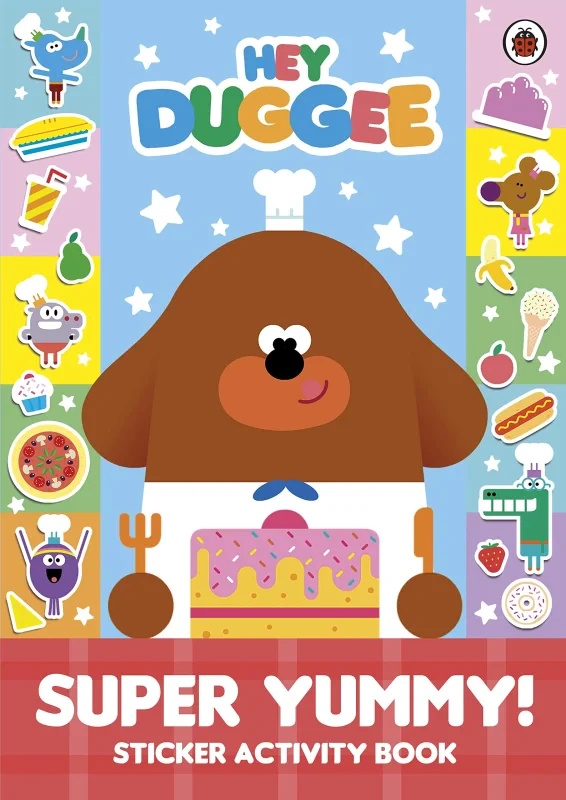 Coperta cărții "Hey Duggee: Super Yummy!: Sticker Activity Book" de autor necunoscut