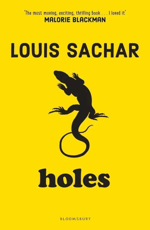 Coperta cărții "Holes: Louis Sachar" de autor necunoscut