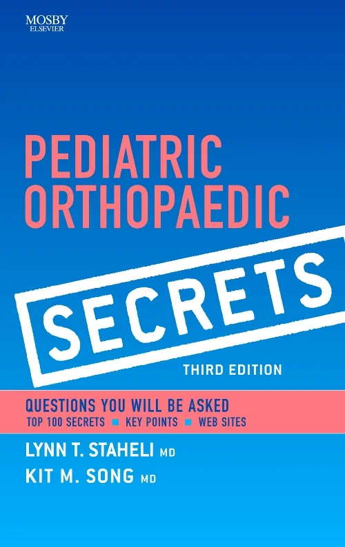 Coperta cărții "Pediatric Orthopaedic Secrets" de autor necunoscut