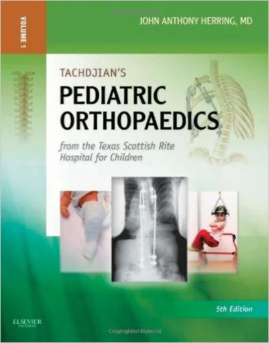 Coperta cărții "Tachdjian&amp;#146;s Pediatric Orthopaedics: From the Texas Scottish Rite Hospital for Children: Expert Consult: Online and Print, 3- Volume Set (2 Volumes in ... Online Only), 5e (Pediatric Orthopedics)" de autor necunoscut