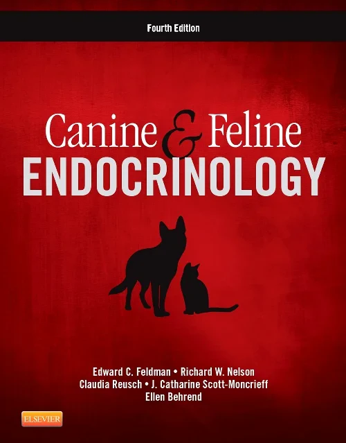 Coperta cărții "Canine and Feline Endocrinology, 4e" de autor necunoscut