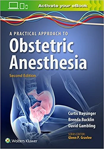 Coperta cărții "A Practical Approach to Obstetric Anesthesia" de autor necunoscut