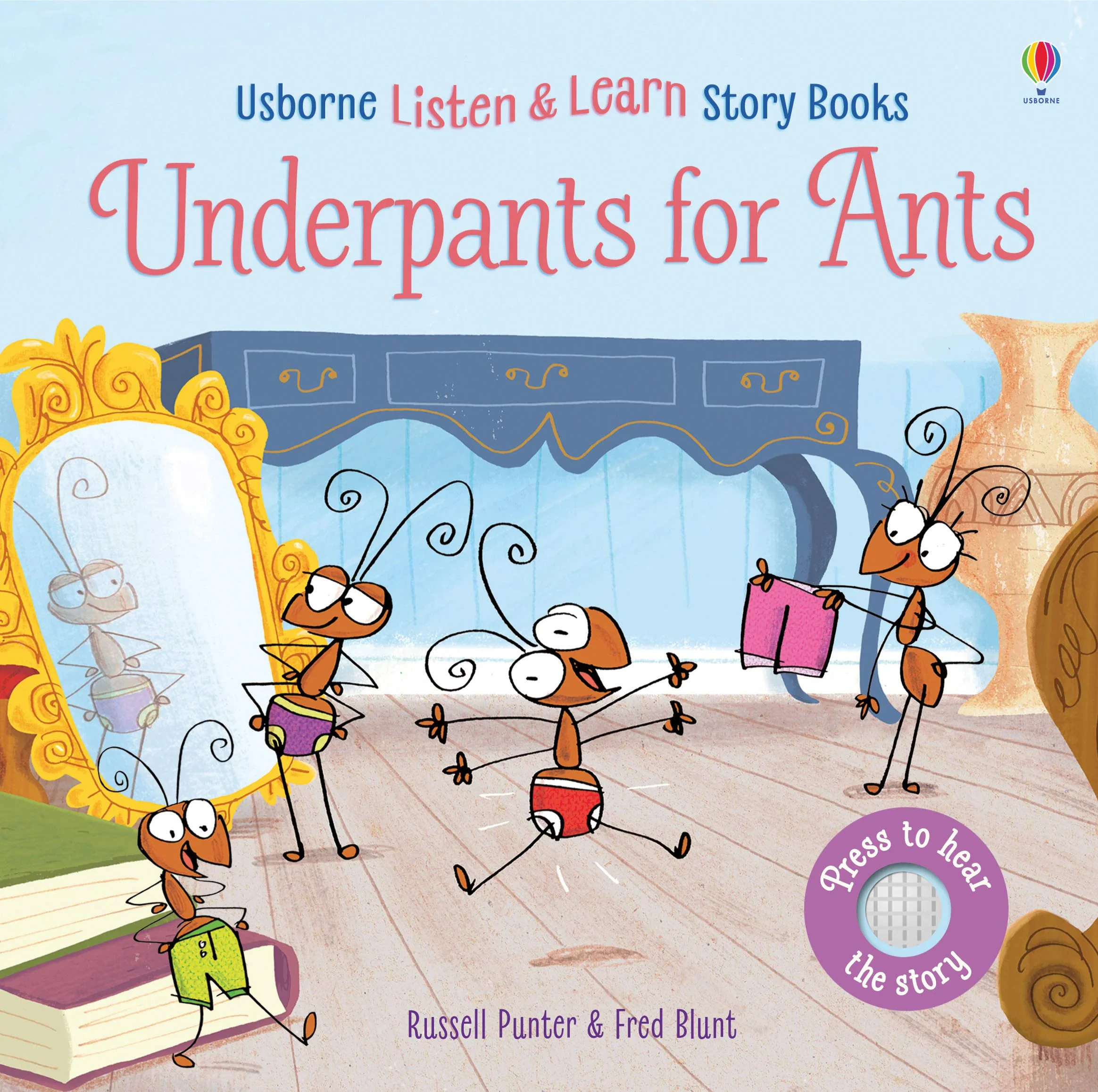 Coperta cărții "Underpants for Ants (Listen and Learn Stories): 1" de autor necunoscut