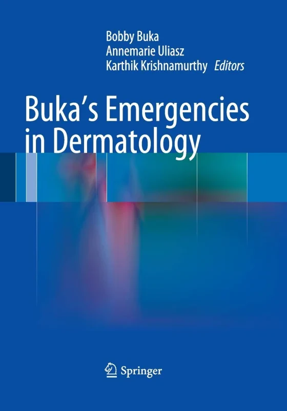 Coperta cărții "Buka&#039;s Emergencies in Dermatology" de autor necunoscut