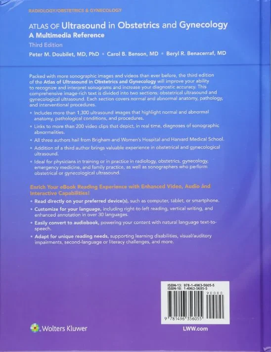 Coperta cărții "Atlas of Ultrasound in Obstetrics and Gynecology" de autor necunoscut