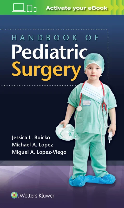 Coperta cărții "Handbook of Pediatric Surgery" de autor necunoscut