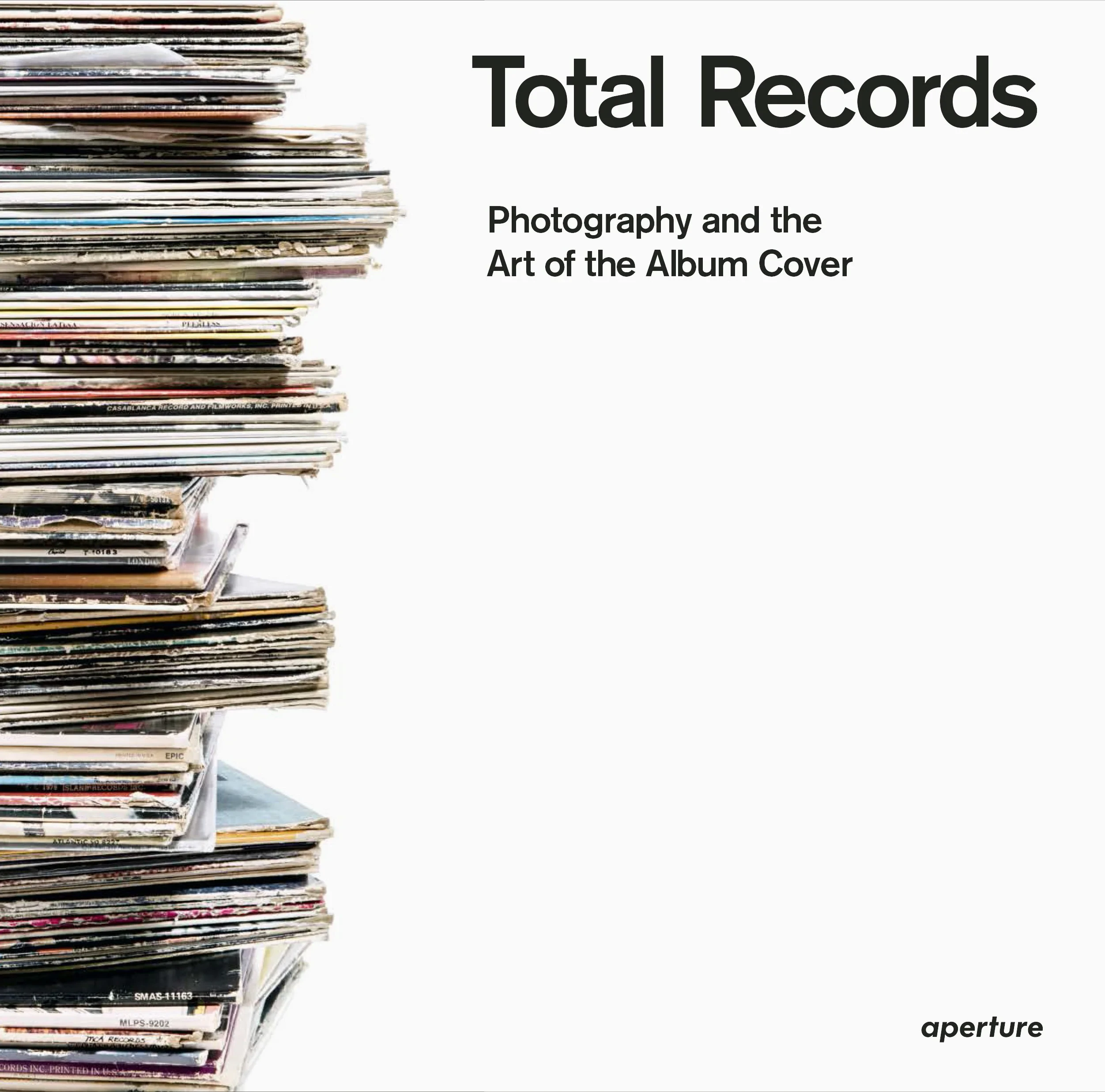 Coperta cărții "Total Records: Photography and the Art of the Album Cover" de autor necunoscut