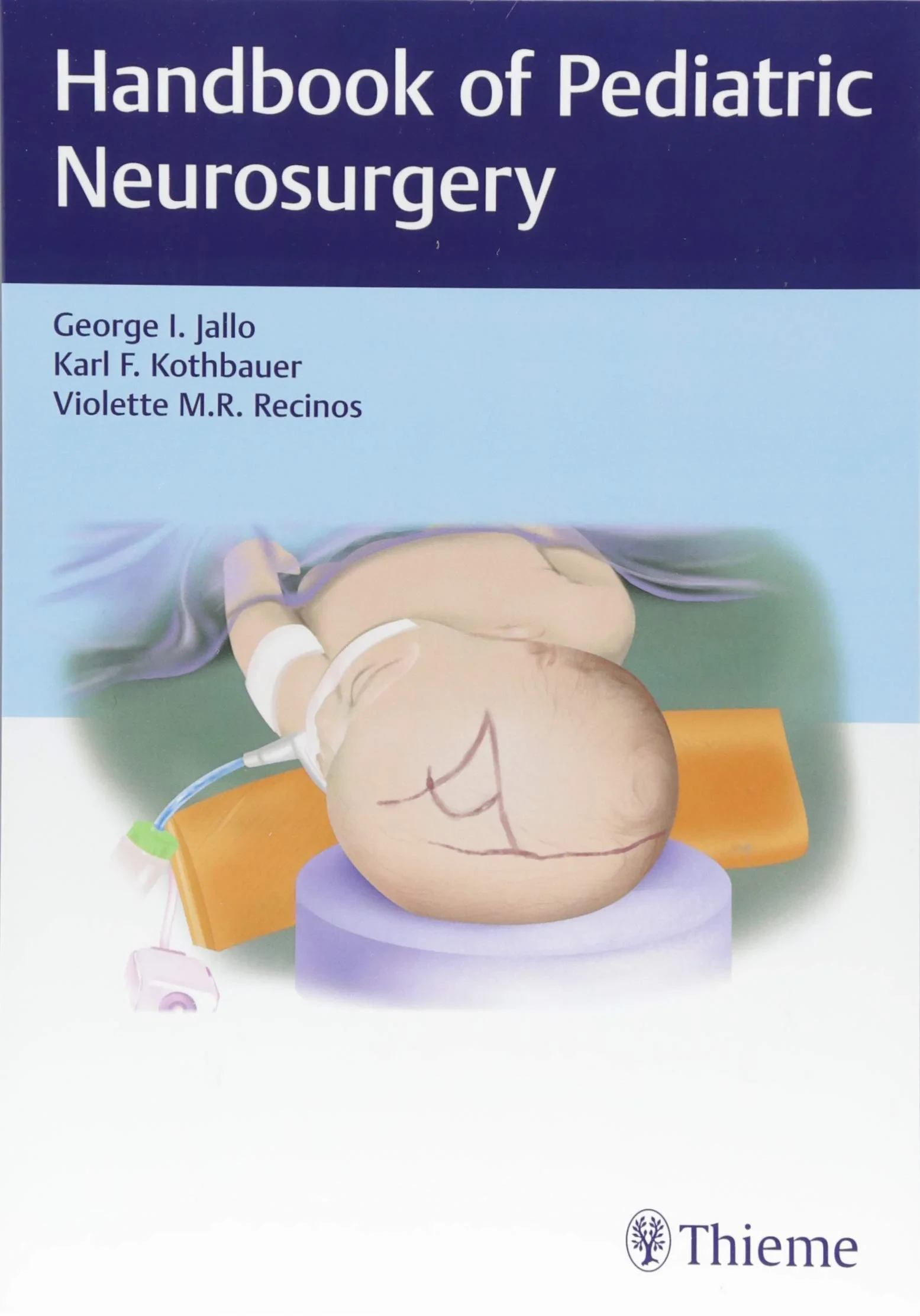 Coperta cărții "Handbook of Pediatric Neurosurgery" de autor necunoscut