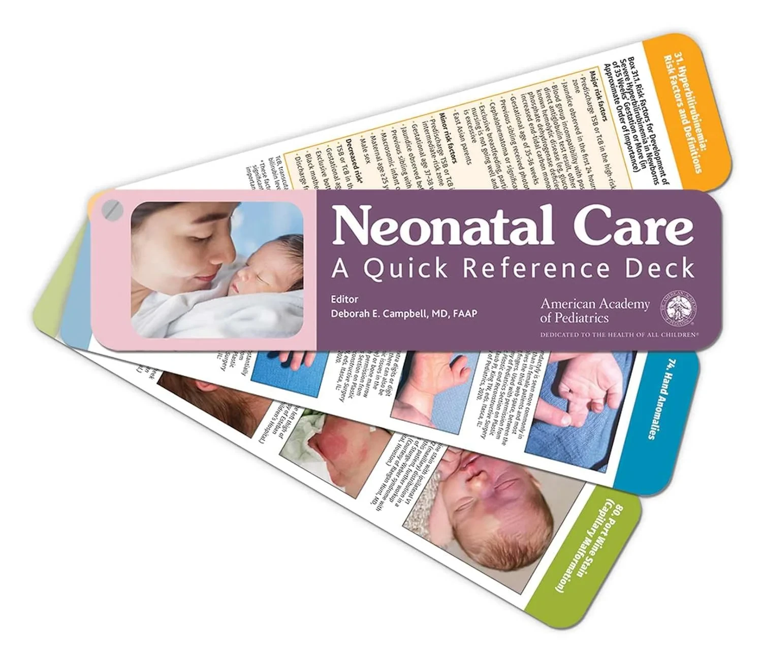 Coperta cărții "Neonatal Care: A Quick Reference Deck" de autor necunoscut
