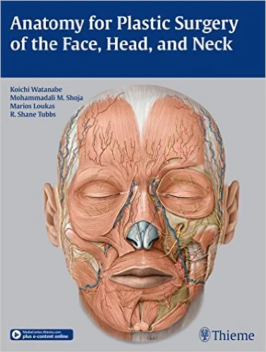 Coperta cărții "Anatomy for Plastic Surgery of the Face, Head and Neck" de autor necunoscut