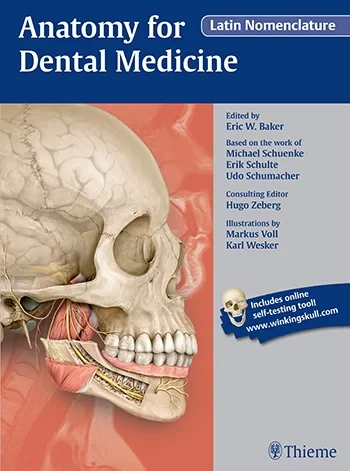 Coperta cărții "Anatomy for Dental Medicine, Latin Nomenclature" de autor necunoscut