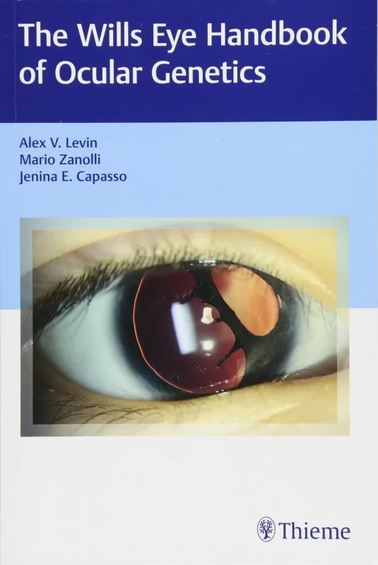 Coperta cărții "Wills Eye Handbook of Ocular Genetics" de autor necunoscut