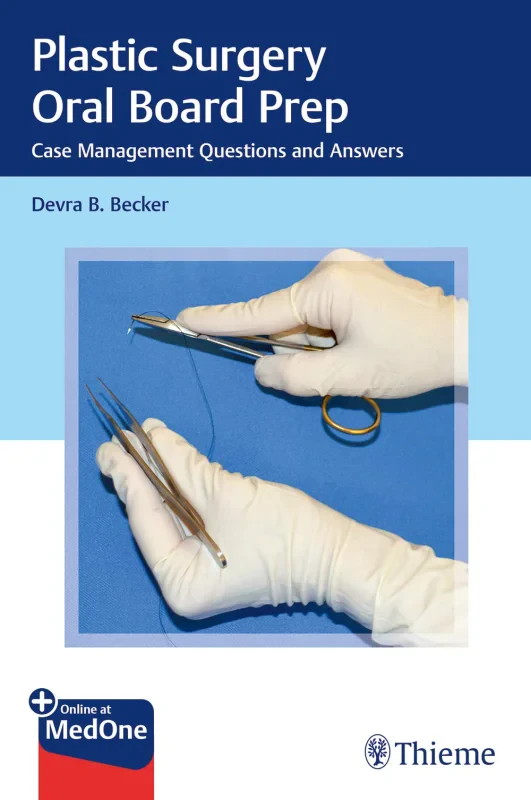 Coperta cărții "Plastic Surgery Oral Board Prep: Case Management Questions and Answers" de autor necunoscut