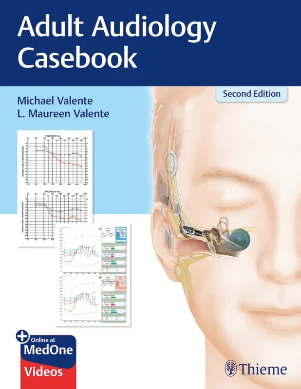 Coperta cărții "Adult Audiology Casebook" de autor necunoscut