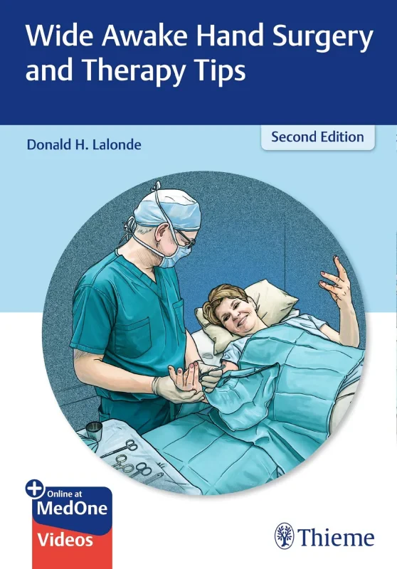 Coperta cărții "Wide Awake Hand Surgery and Therapy Tips" de autor necunoscut