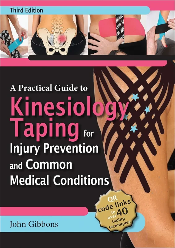 Coperta cărții "A Practical Guide to Kinesiology Taping for Injury Prevention and Medical Conditions" de autor necunoscut