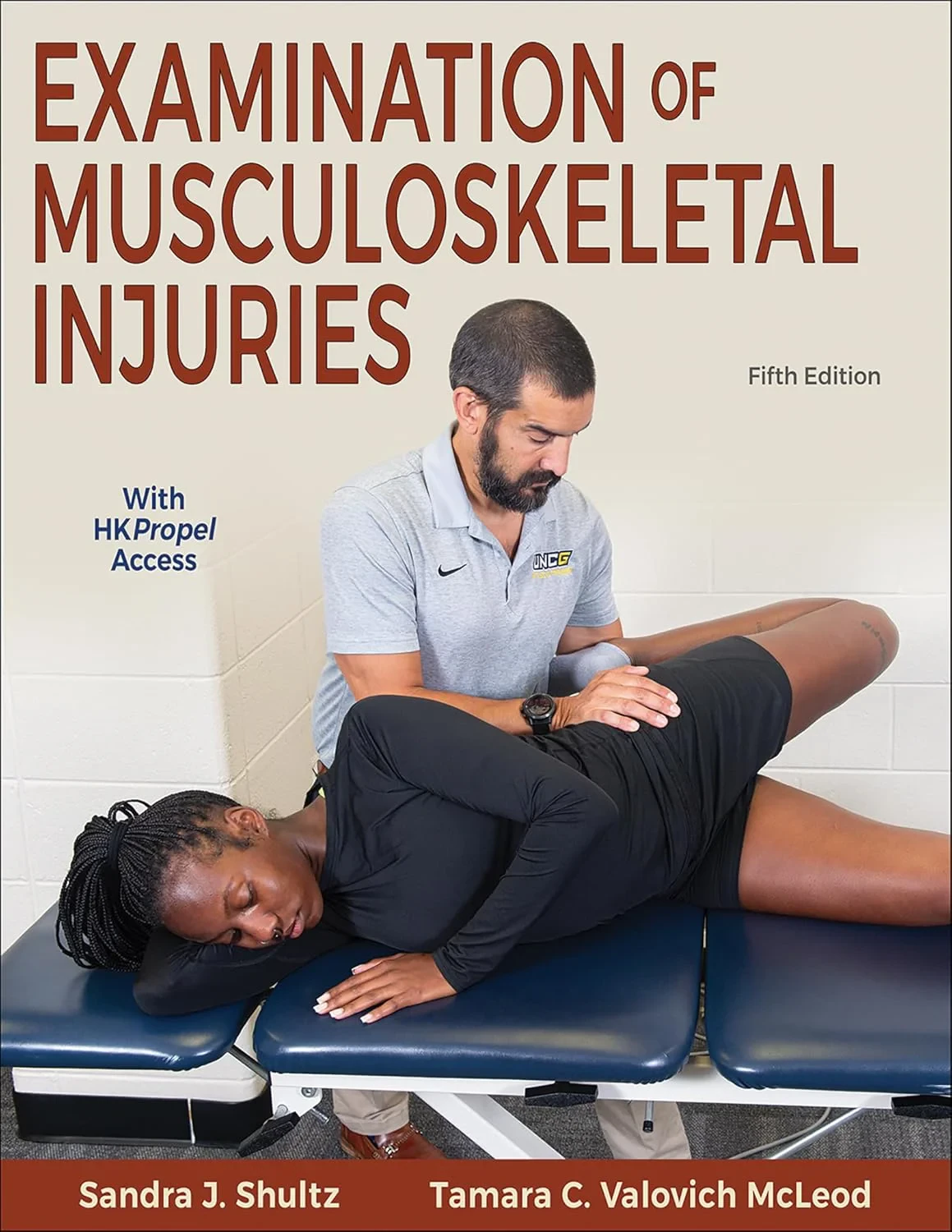 Coperta cărții "Examination of Musculoskeletal Injuries" de autor necunoscut