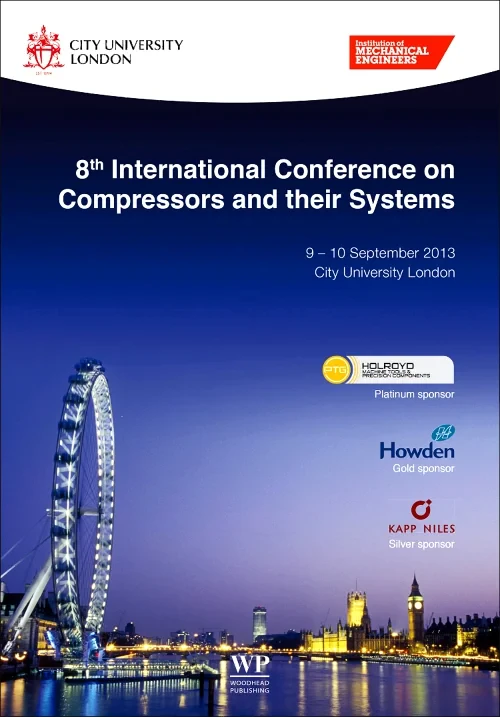 Coperta cărții "8th International Conference on Compressors and their Systems" de autor necunoscut