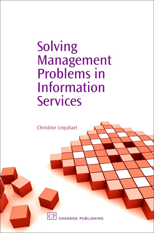 Coperta cărții "Solving Management Problems in Information Services" de autor necunoscut