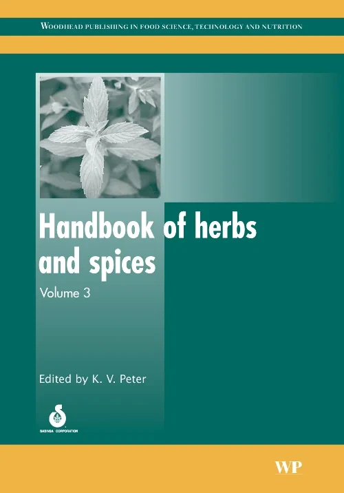 Coperta cărții "Handbook of Herbs and Spices" de autor necunoscut