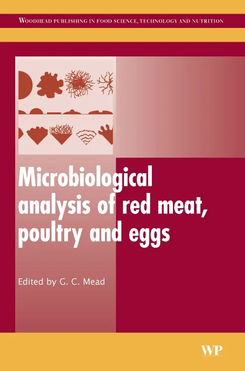 Coperta cărții "Microbiological Analysis of Red Meat, Poultry and Eggs" de autor necunoscut