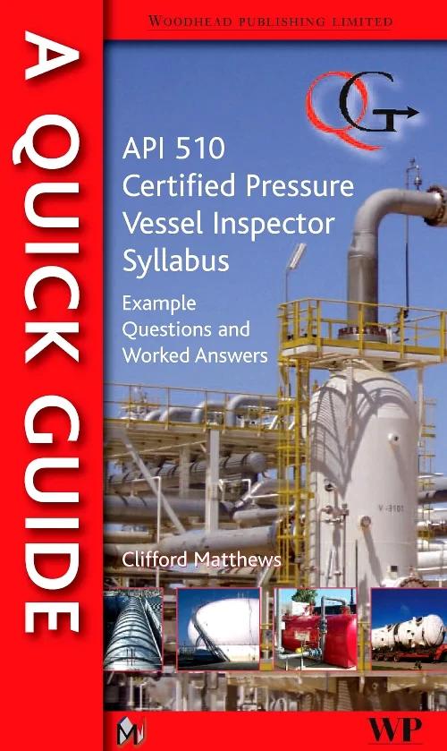 Coperta cărții "A Quick Guide to API 510 Certified Pressure Vessel Inspector Syllabus" de autor necunoscut