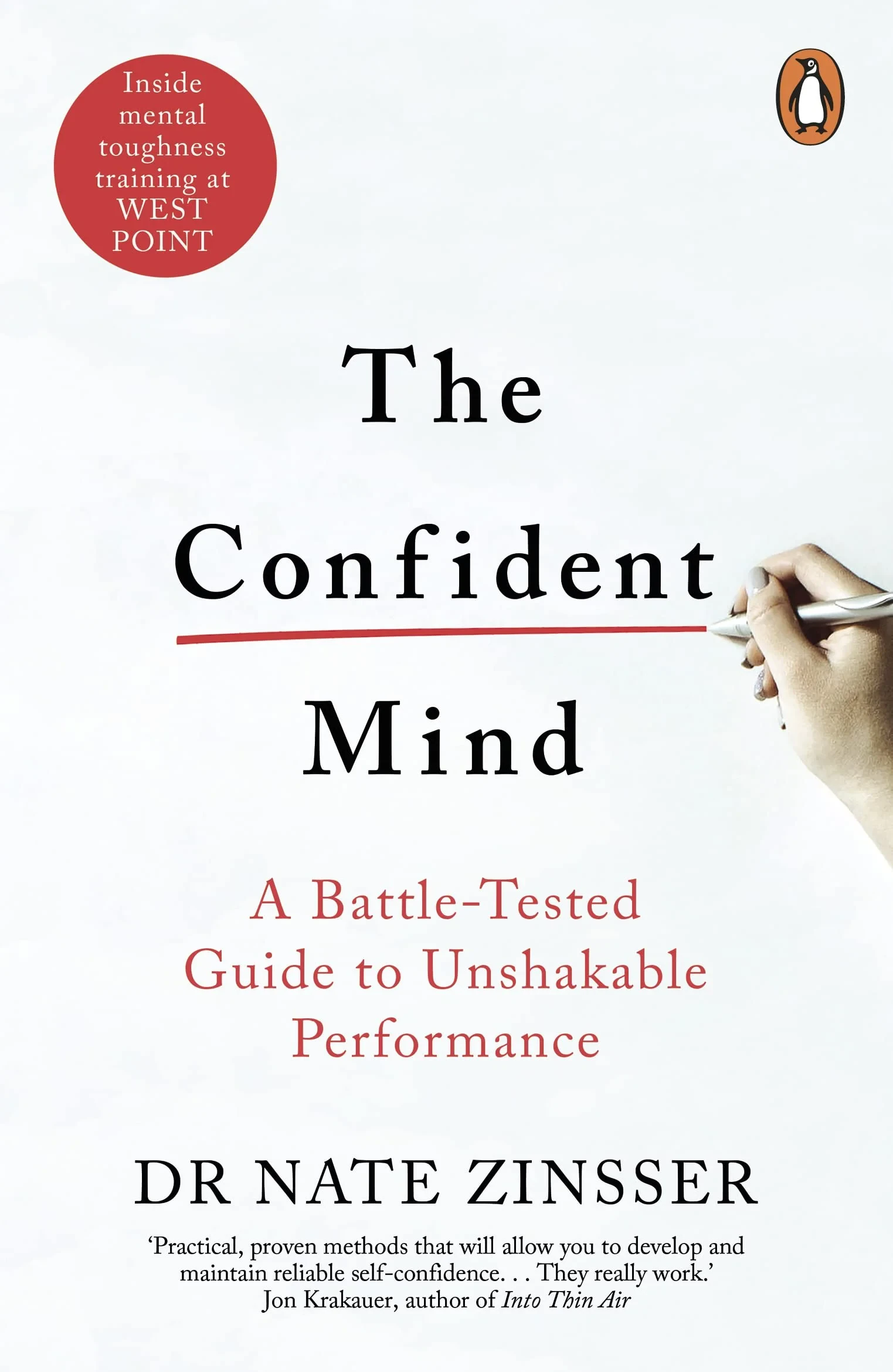 Coperta cărții "The Confident Mind: A Battle-Tested Guide to Unshakable Performance" de autor necunoscut