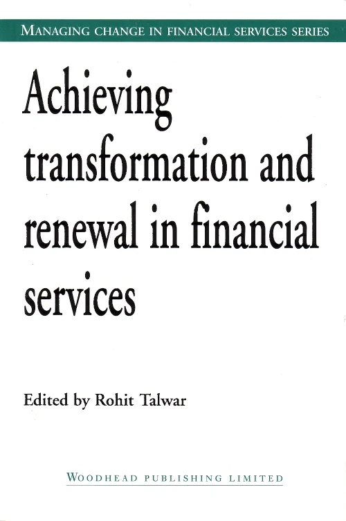 Achieving Transformation and Renewal in Financial ...