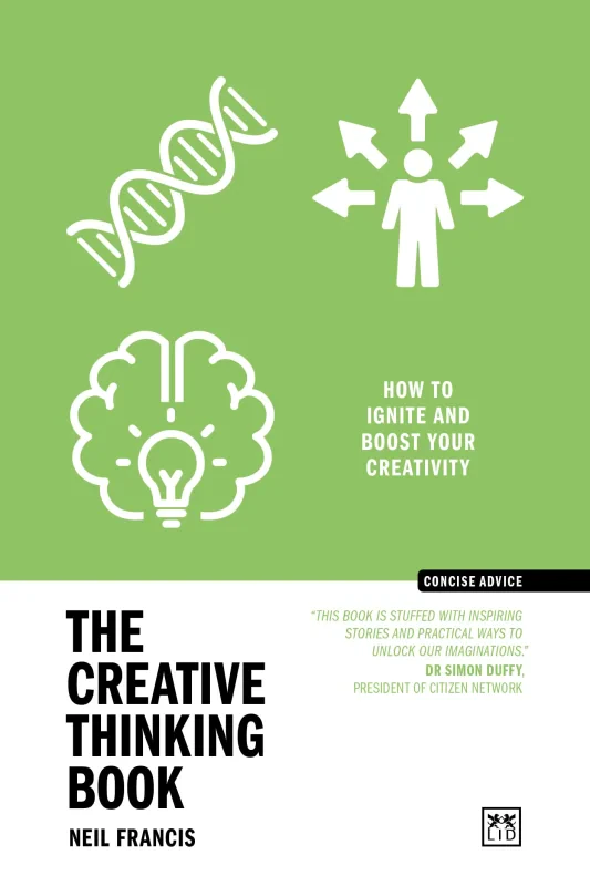 Coperta cărții "The Creative Thinking Book: How to Ignite and Boost Your Creativity" de autor necunoscut