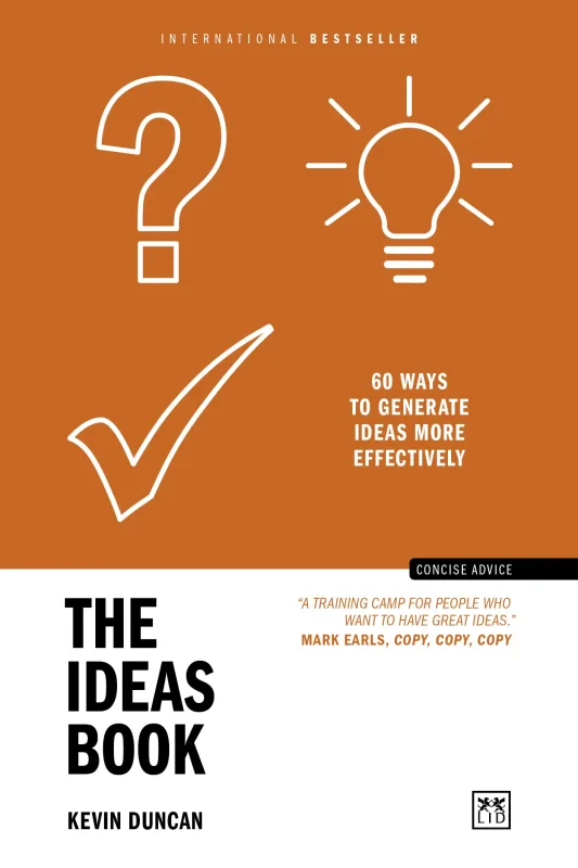Coperta cărții "The Ideas Book: 60 ways to generate ideas more effectively" de autor necunoscut