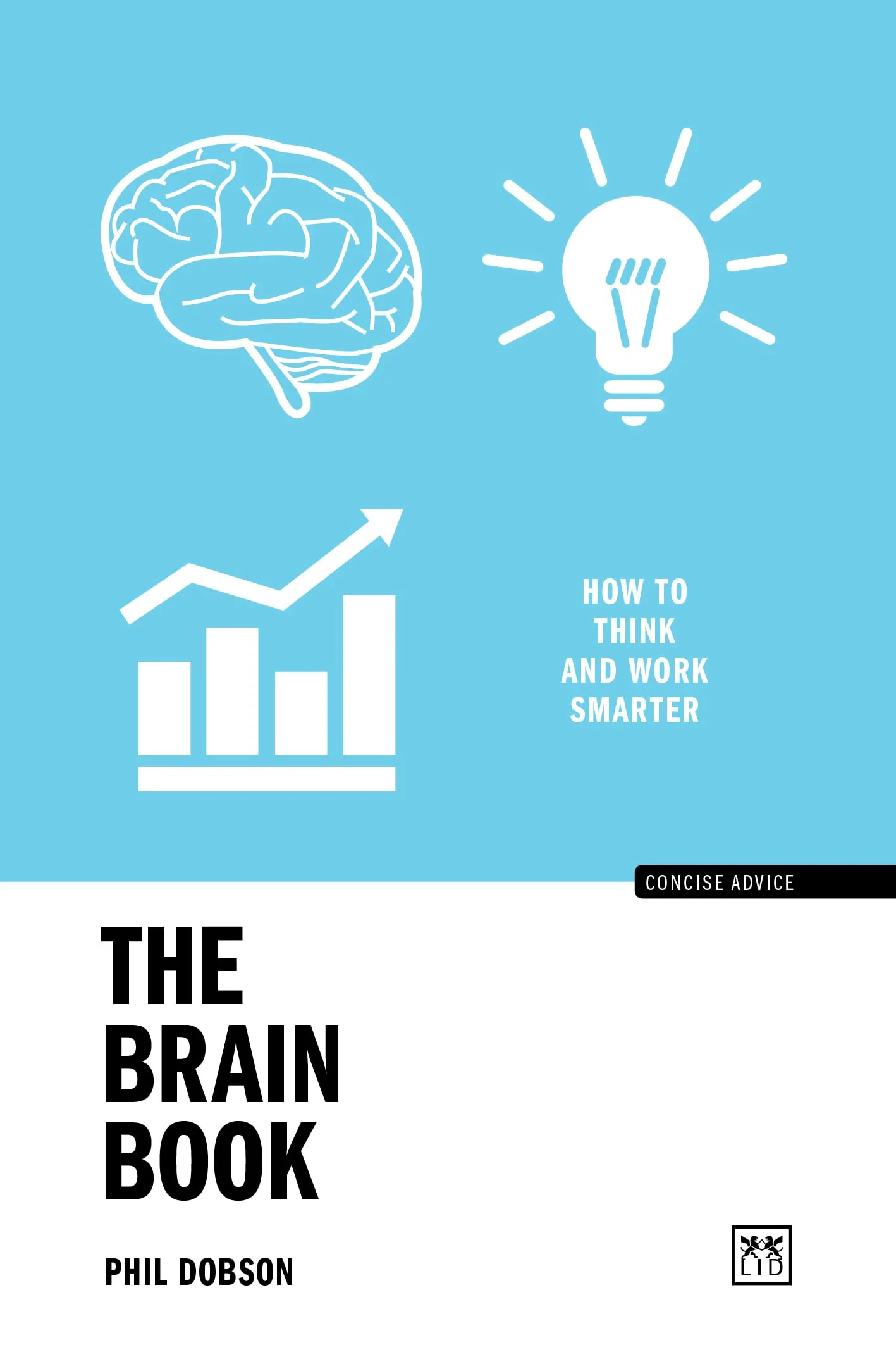 Coperta cărții "The Brain Book: How to think and work smarter" de autor necunoscut