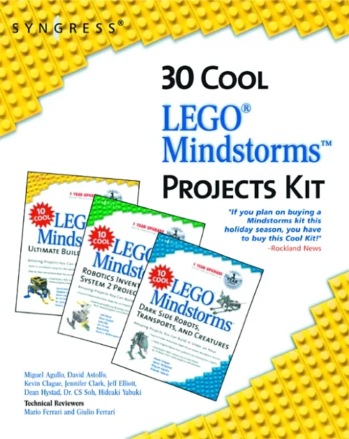 30 Cool Lego Mindstorms Project Kit 3 Book Set