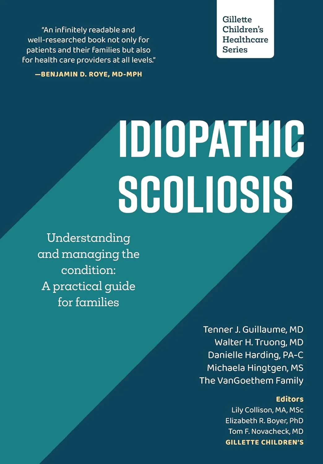 Coperta cărții "Idiopathic Scoliosis: Understanding and managing the condition" de autor necunoscut