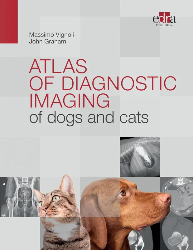 Coperta cărții "Atlas of diagnostic imaging of dogs and cats" de autor necunoscut