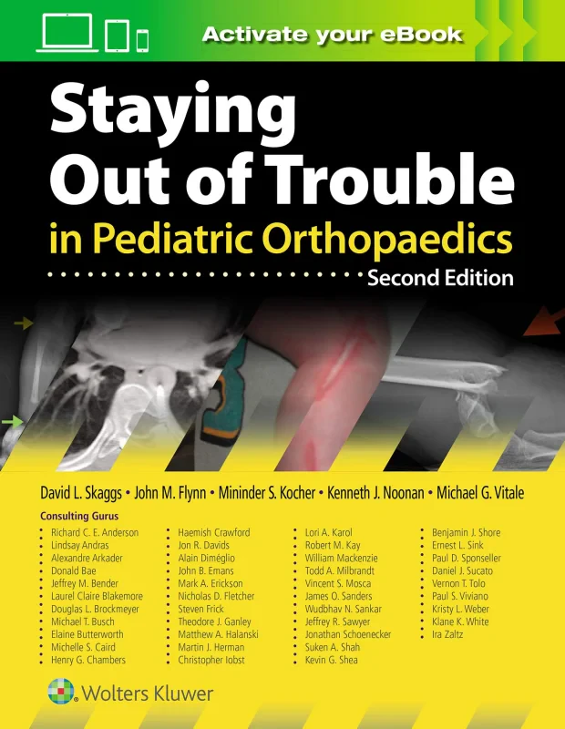 Coperta cărții "Staying Out of Trouble in Pediatric Orthopaedics" de autor necunoscut