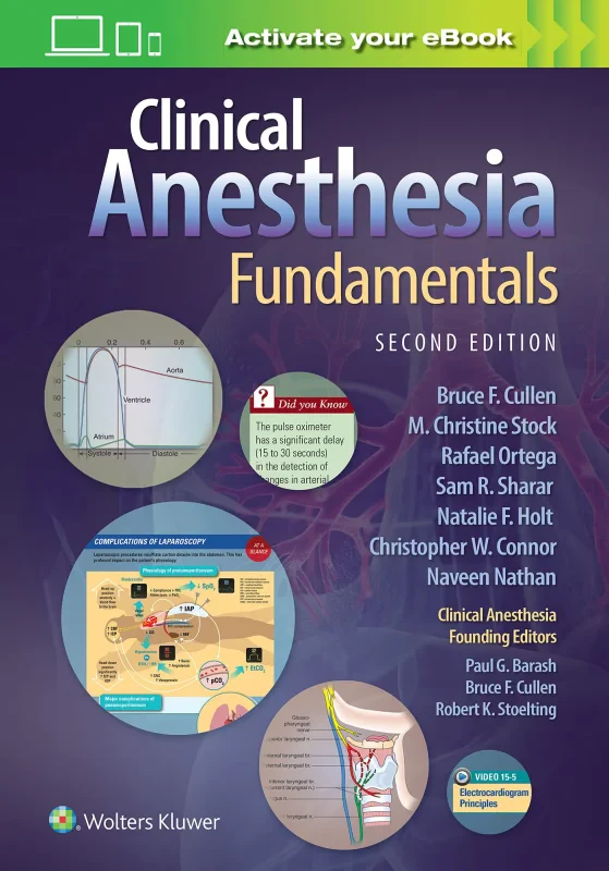 Coperta cărții "Clinical Anesthesia Fundamentals: Print + Virtual version with Multimedia" de autor necunoscut