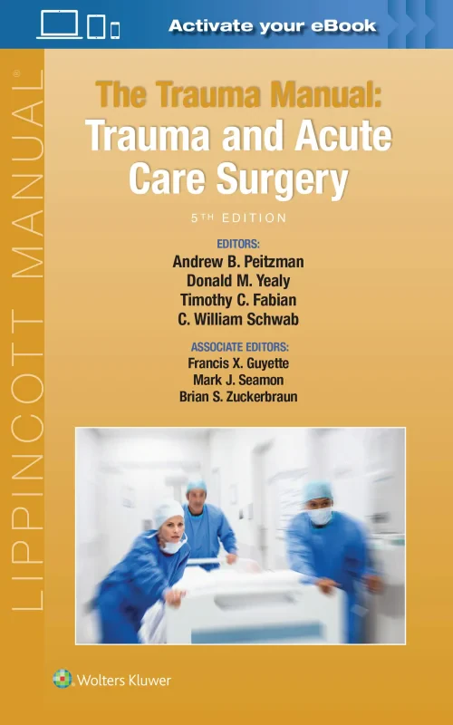Coperta cărții "The Trauma Manual: Trauma and Acute Care Surgery" de autor necunoscut