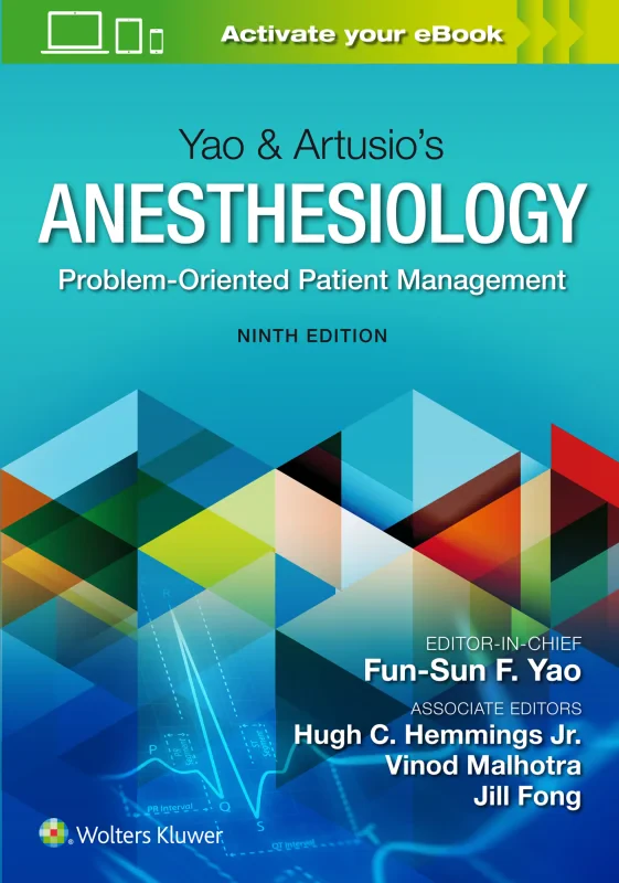 Coperta cărții "Yao &amp; Artusio&amp;#146;s Anesthesiology: Problem-Oriented Patient Management" de autor necunoscut