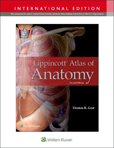 Coperta cărții "Lippincott Atlas of Anatomy" de autor necunoscut