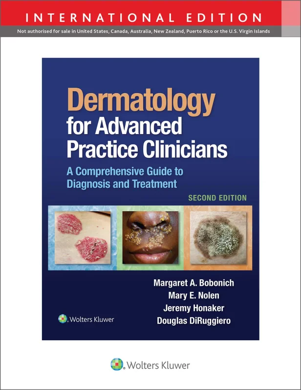Coperta cărții "Dermatology for Advanced Practice Clinicians: A Practical Approach to Diagnosis and Management" de autor necunoscut