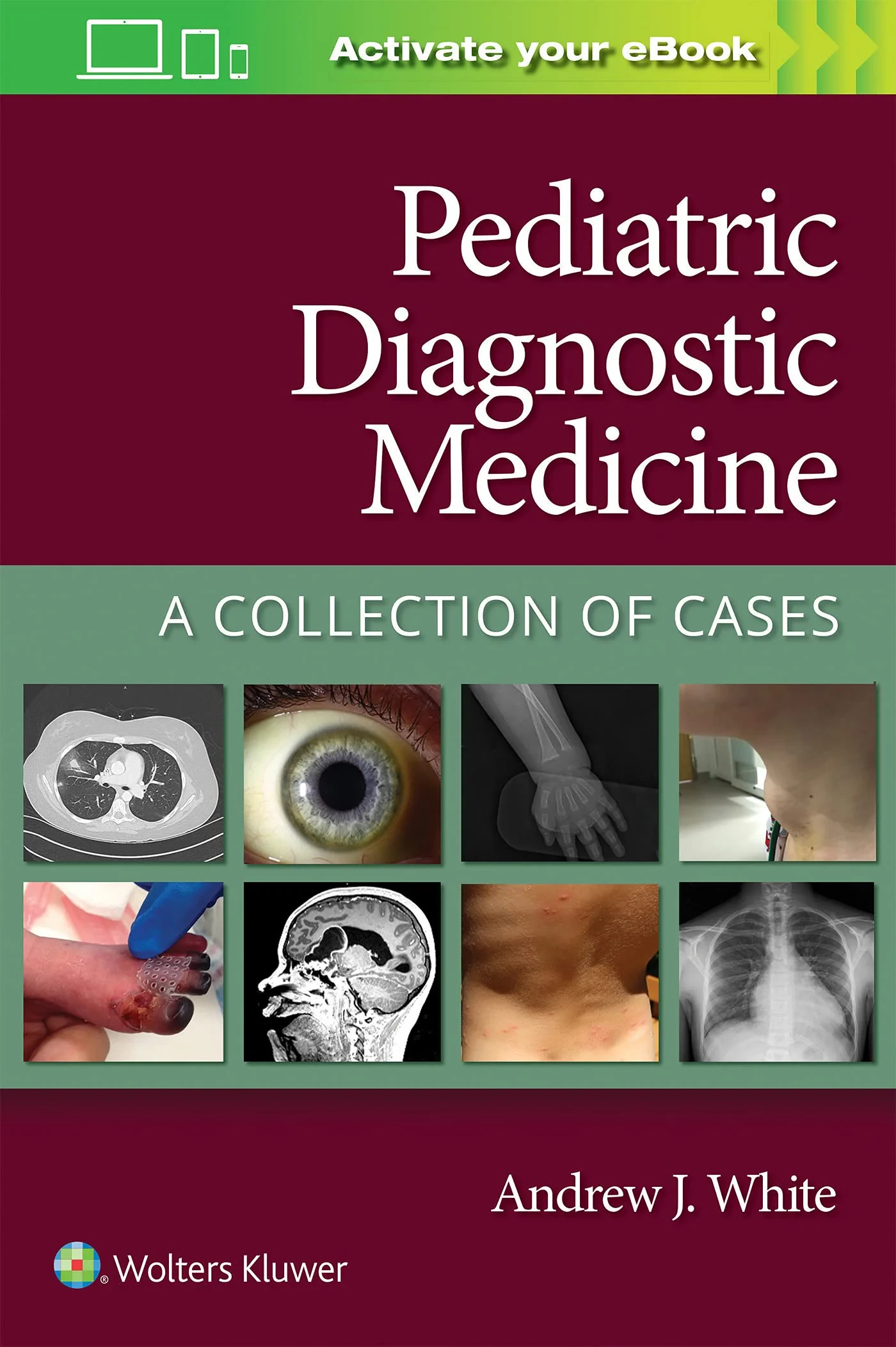 Coperta cărții "Pediatric Diagnostic Medicine: A Collection of Cases" de autor necunoscut