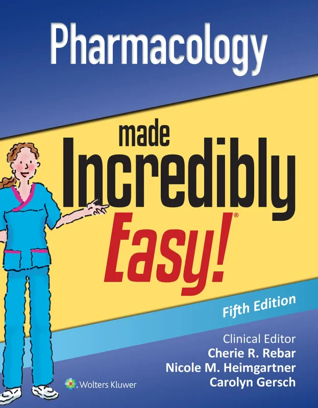 Coperta cărții "Pharmacology Made Incredibly Easy" de autor necunoscut